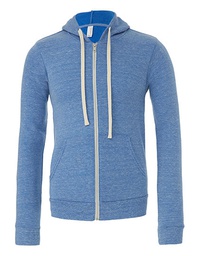 Canvas 3909 Unisex Triblend Full Zip Hoodie