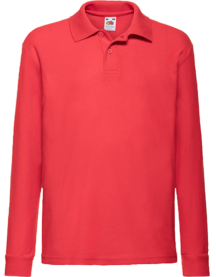 Fruit of the Loom 63-201-0 Kids´ Long Sleeve 65/35 Polo