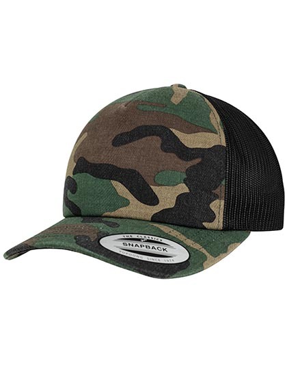 FLEXFIT 6606C Camo Trucker Cap