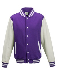 Just Hoods JH043 Varsity Jacket