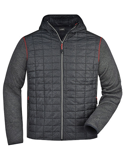 James&amp;Nicholson JN772 Men´s Knitted Hybrid Jacket