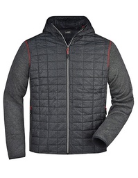 James&Nicholson JN772 Men´s Knitted Hybrid Jacket