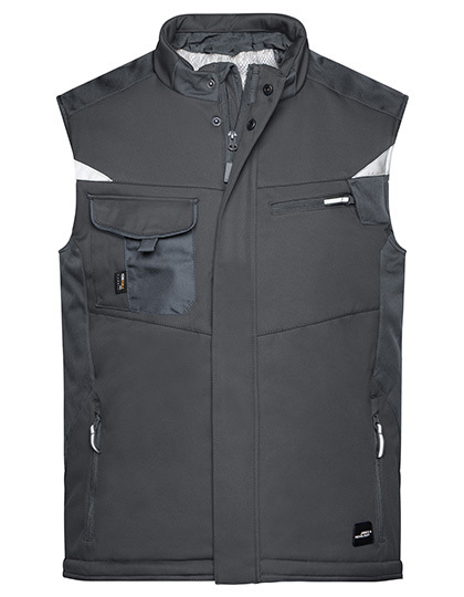 James&amp;Nicholson JN825 Craftsmen Softshell Vest -STRONG-