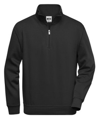 James&Nicholson JN831 Workwear Half Zip Sweat