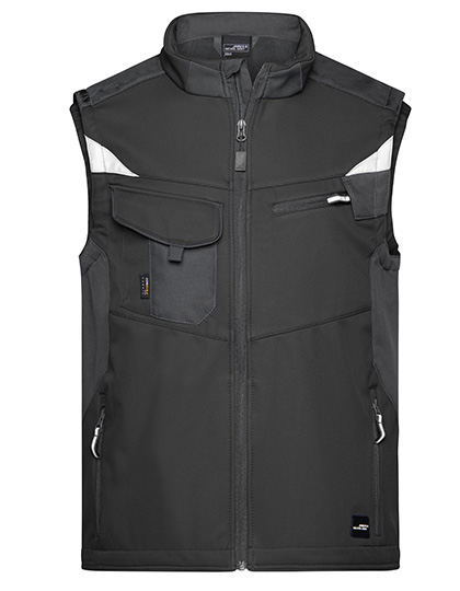 James&amp;Nicholson JN845 Workwear Softshell Vest -STRONG-