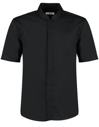 Bargear KK122 Men´s Tailored Fit Mandarin Collar Shirt Short Sleeve