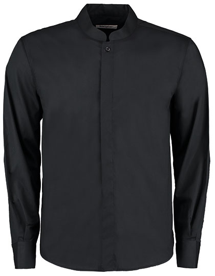 Bargear KK123 Men´s Tailored Fit Bar Shirt Mandarin Collar Long Sleeve