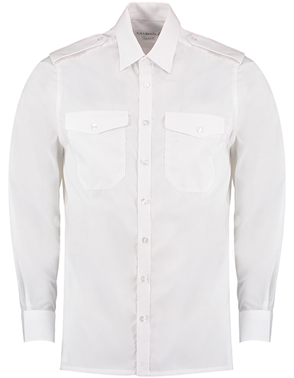 Kustom Kit KK134 Men´s Tailored Fit Pilot Shirt Long Sleeve