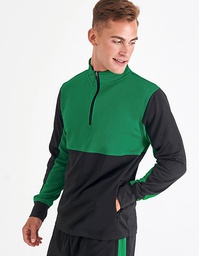 Finden+Hales LV874 Adults 1/4 Zip Tracksuit Top