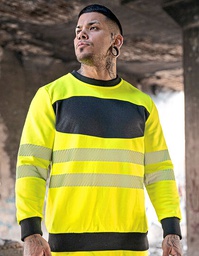 Korntex EOSSW EOS Hi-Vis Workwear Sweatshirt With Printing Area