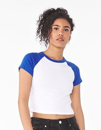 Bella 1201 Women´s Micro Rib Raglan Baby Tee