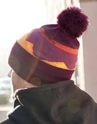 Beechfield B395R Mountain Peaks Pom Pom Beanie