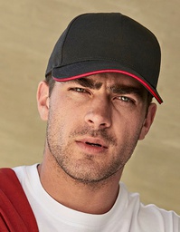 Beechfield B825C EarthAware® Classic Organic Cotton 5 Panel Cap - Sandwich Peak