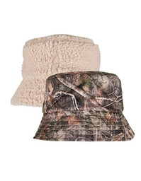 FLEXFIT 5003RS Sherpa Real Tree Camo Reversible Bucket Hat