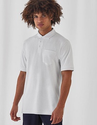 B&amp;C PU415 Unisex Polo Safran Pocket