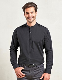 Premier Workwear PR258 Men´s Banded Collar Grandad Long Sleeve Shirt