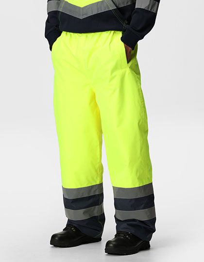 Regatta High Visibility TRJ523R Pro Hi Vis Insulated Overtrouser