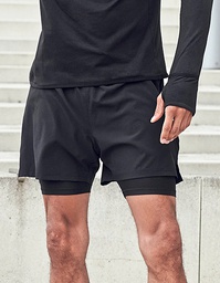 Tombo TL615 Men's Double Layer Sports Short
