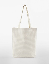 Westford Mill W251 Striped Organic Cotton Bag