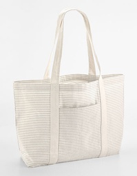 Westford Mill W255 Striped Organic Cotton Shopper