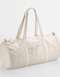 Westford Mill W258 Striped Organic Cotton Barrel Bag