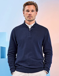 Asquith &amp; Fox AQ048 Men´s Cotton Blend 1/4 Zip Sweater