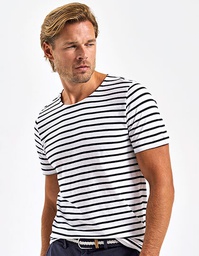 Asquith &amp; Fox AQ072 Men´s Marinière Coastal Short Sleeve Tee