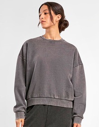 Build Your Brand BY301 Ladies Vintage Heavy Crewneck