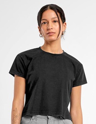 Build Your Brand BY305 Ladies Vintage Cropped Tee