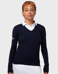 Callaway CGGF80L9 Ladies V-Neck Merino Sweater