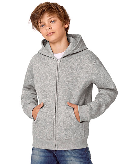 B&amp;C WK682 Kids´ Hooded Full Zip Sweat