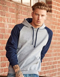 JERZEES 0S96CR0 Nublend® Colour-Block Raglan Hooded Sweatshirt