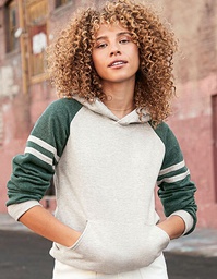 JERZEES 0S97CR0 Nublend® Varsity Colour-Block Hooded Sweatshirt