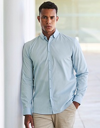 Henbury H582 Men´s Long Sleeved ´Cotton Feel´ Coolplus® Shirt