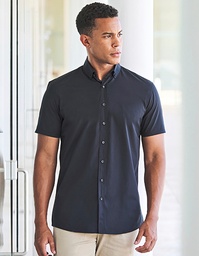 Henbury H588 Men´s Short Sleeved ´Cotton Feel´ Coolplus® Shirt