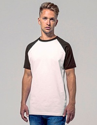 Build Your Brand BY007 Raglan Contrast Tee