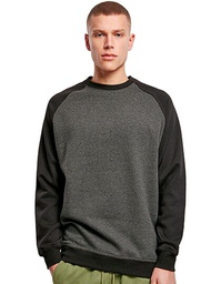 Build Your Brand BY076 Raglan Crewneck