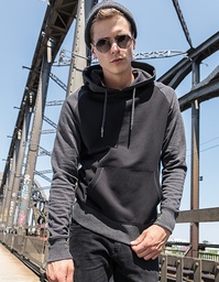 Build Your Brand BY077 Raglan Hoody