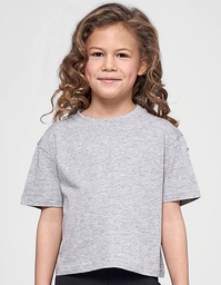Build Your Brand BY114 Girls Cropped Jersey Tee