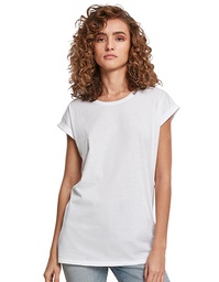 Build Your Brand BY138 Ladies´ Organic Extended Shoulder Tee