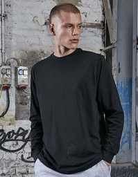 Build Your Brand BY150 Organic Long Sleeve With Cuffrib