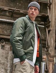 Build Your Brand BY157 Collar Bomber Jacket