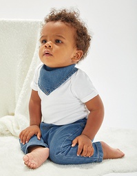 [1000256970] Babybugz BZ55 Baby Rocks Denim Bandana Bib