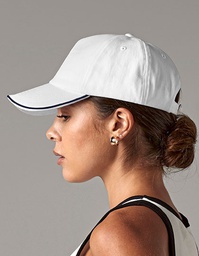 Beechfield B25c Authentic 5 Panel Cap - Piped Peak