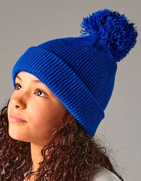 Beechfield B406B Junior Reflective Bobble Beanie