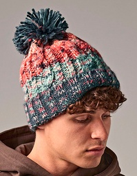 Beechfield B486 Corkscrew Pom Pom Beanie
