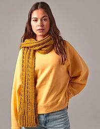Beechfield B499 Cable Knit Melange Scarf