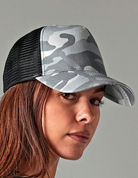Beechfield B694 Camo Snapback Trucker