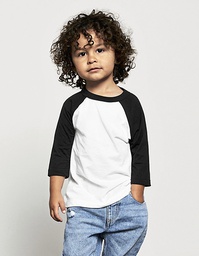Canvas 3200T Toddler 3/4 Sleeve Baseball Tee