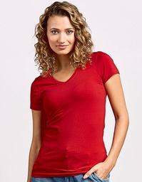 Promodoro 3086 Women´s Slim Fit V-Neck-T